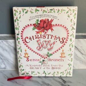 Christmas Joy Keepsake Book - Festive Red and White